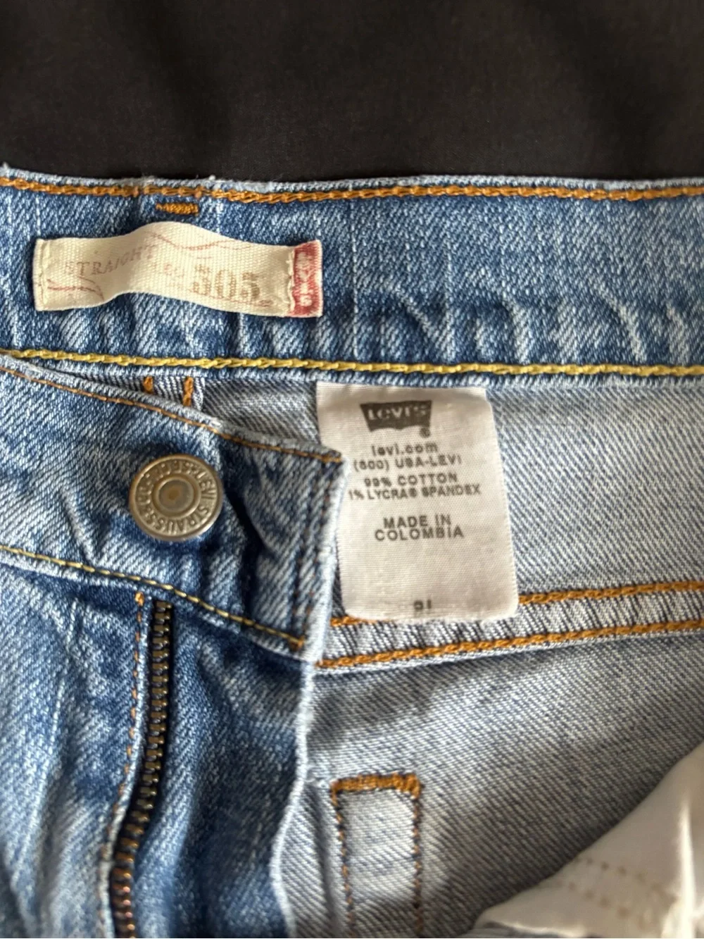 Levi's Light Blue Denim Cutoff Shorts
